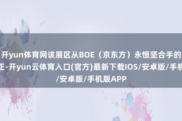 开yun体育网该展区从BOE（京东方）永恒坚合手的工夫矫正-开yun云体育入口(官方)最新下载IOS/安卓版/手机版APP